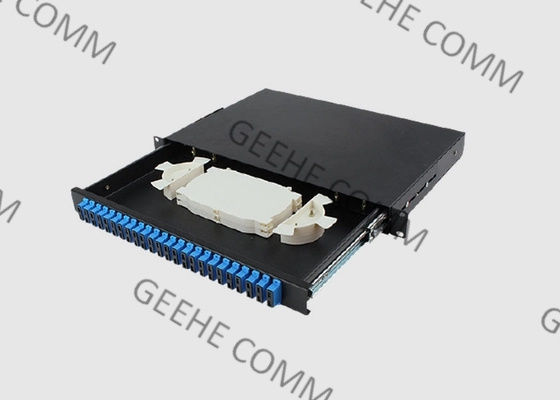 19 인치 선반 장착 플러그반 공항 MM 단순한 SC / PC 어댑터 24명 1U명