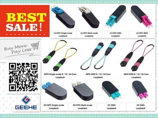 MPO/SC/LC 루프백 빠른 연결 광섬유 커넥터 몇 달러 두 개의 커넥터로 플러그로 큰 문제를 해결
