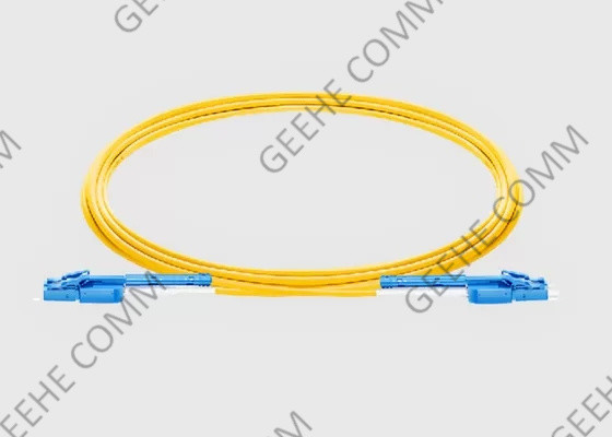 LC OS2 단일모드 광섬유 패치 케이블 OFNR에 대한 UNIBOOT 3.0MM LC