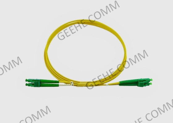 LC / 자동 위상 조정 10 미터에 대한 두 부분으로 된 멀티 모드 G657A2 LSZH 광 섬유용 패치 케이블 LC / APC