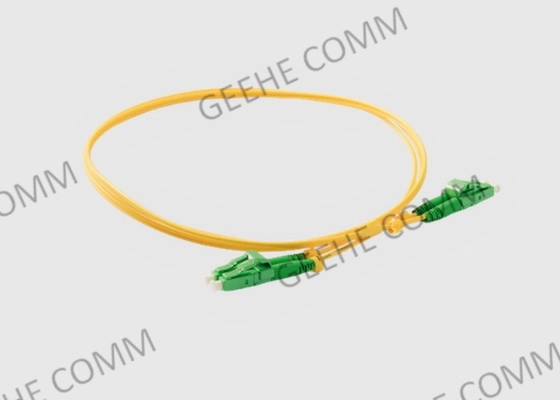 LC / 자동 위상 조정 10 미터에 대한 두 부분으로 된 멀티 모드 G657A2 LSZH 광 섬유용 패치 케이블 LC / APC