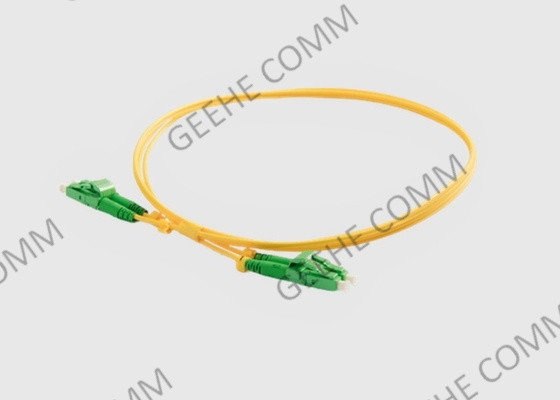 LC / 자동 위상 조정 10 미터에 대한 두 부분으로 된 멀티 모드 G657A2 LSZH 광 섬유용 패치 케이블 LC / APC