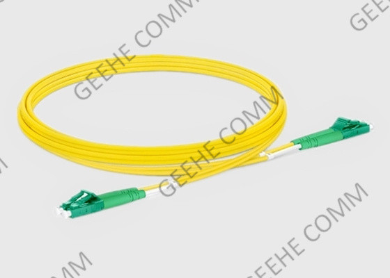 LC APC 두 부분으로 된 OS2 단일모드 PVC 광 섬유용 패치 케이블 5M 2.0 밀리미터에 대한 LC APC