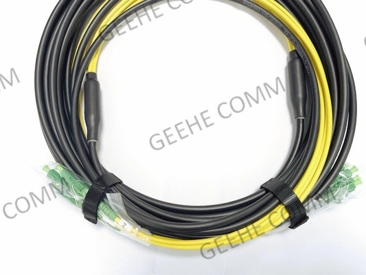 4 섬유 단일모드 탈출 cables,12m