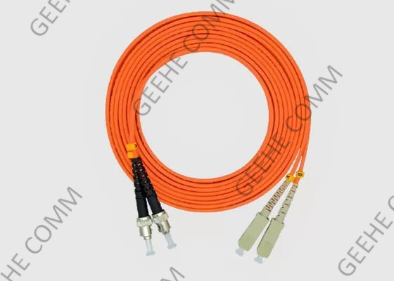 Fiber Jumper G657A ST To SC Duplex 10G Single Mode Fiber Patch Cord