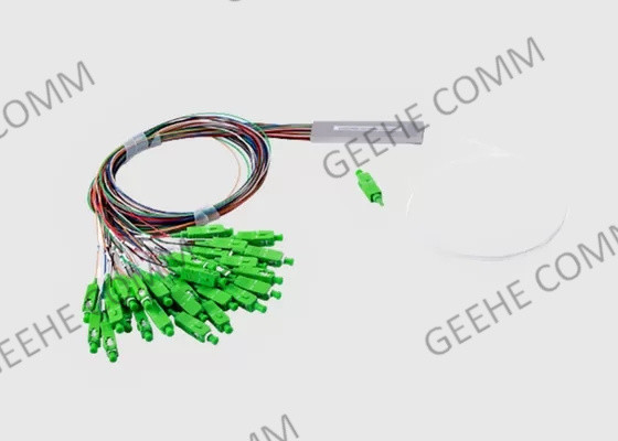 APC 연결기 60/40이 분리한 1x 26 단일모드 PLC 섬유 분배기 강관 SC /