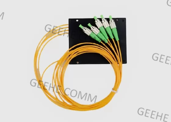 FC UPC 단일모드 ABS 박스 CATV FTTH 광섬유 분배기 1×4