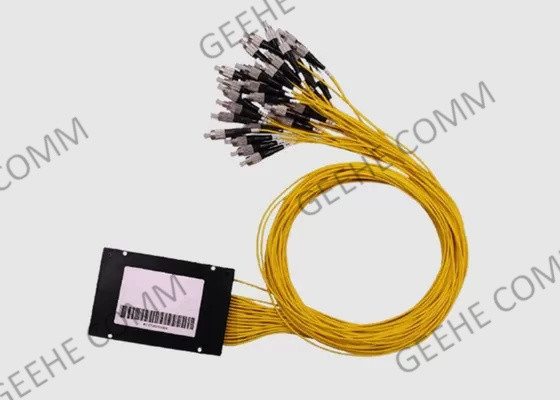 1×32 PLC 광섬유 케이블 쪼개는 도구 플라스틱 아BS 상자 포장 2.0mm FC UPC 연결관