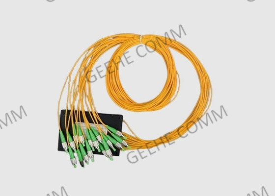 2.0mm 섬유 단일 모드 FC APC 연결관 1×16 광섬유 쪼개는 도구 상자