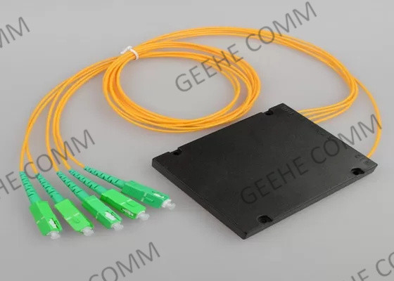1x4 PLC 섬유 광 분배기 카세트 SC 자동 위상 조정