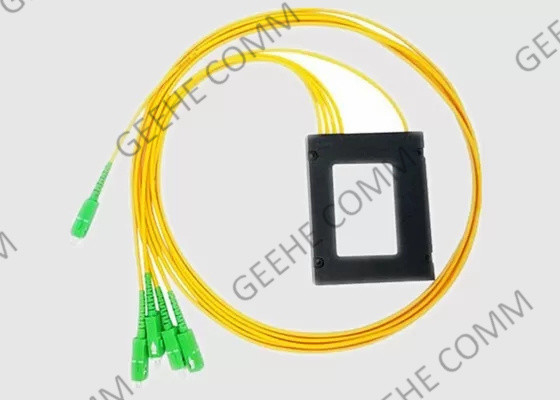 1x4 PLC 섬유 광 분배기 카세트 SC 자동 위상 조정