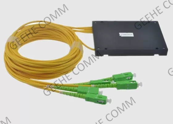 1x4 PLC 섬유 광 분배기 카세트 SC 자동 위상 조정