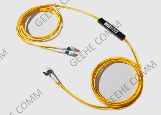 ABS 타입 LC 자동 위상 조정 1550nm 1m 2×2 1x2 Plc 분배기
