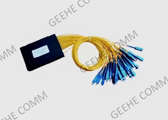 1x32 PLC 섬유 케이블 스플리터 SC/UPC 900UM 1.5M ABS 박스 광 스플리터