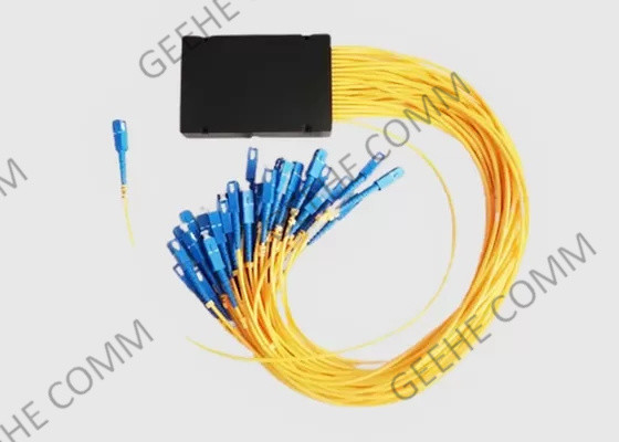 1x32 PLC 섬유 케이블 스플리터 SC/UPC 900UM 1.5M ABS 박스 광 스플리터