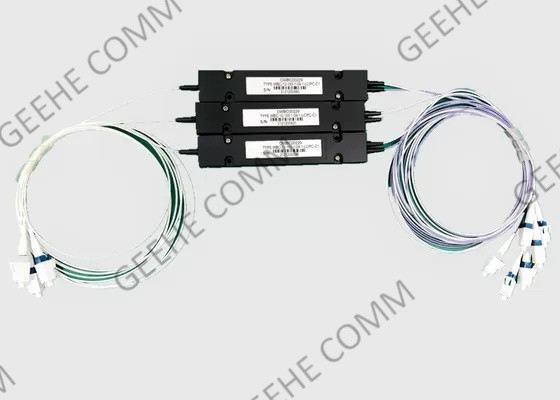 GPON을 위한 마지막 제조사 850nm MM 2/98 결합 비율 LC / PC 1×3 FBT 연결기