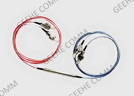 단일 모드 2X2 FC/APC FBT 쪼개는 도구 느슨한 관을 가진 이중 창 0.9mm 섬유