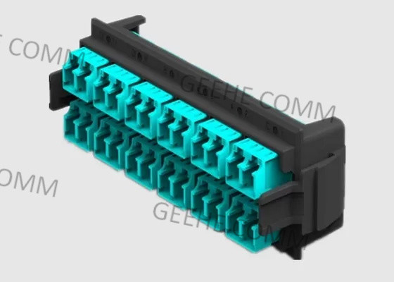 LC HD 플러그반에 대한 단추집덧단 다중 모드 OM3 100G MTP