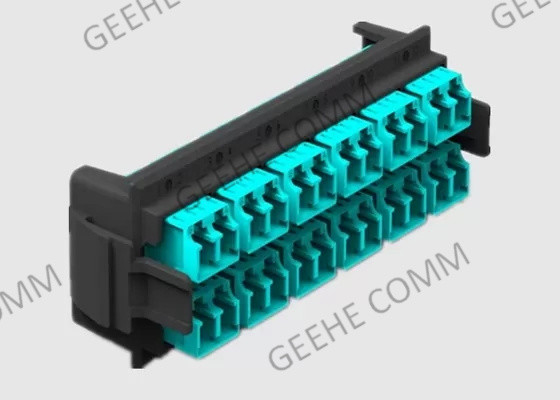 LC HD 플러그반에 대한 단추집덧단 다중 모드 OM3 100G MTP