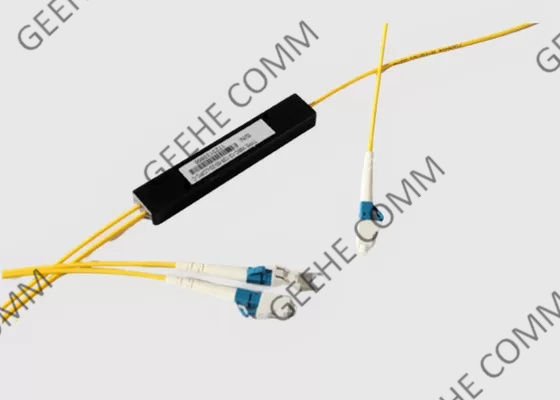 FTTH 듀얼 윈도우 분배기 비율 LC / UPC 1x2 FBT 연결기 WDM
