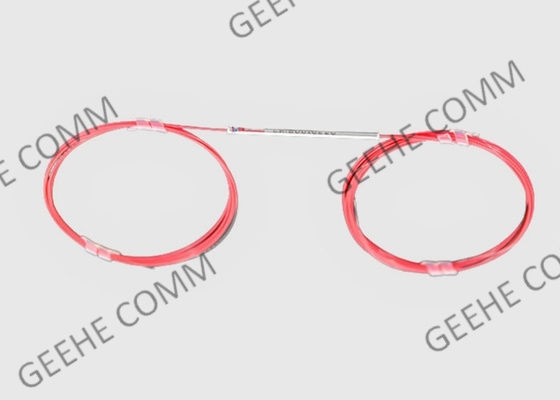 1x2 공항 900 um 루즈 튜브 융합된 WDM 재킷 SMF28e 섬유 1m 극소량의 섬유 길이
