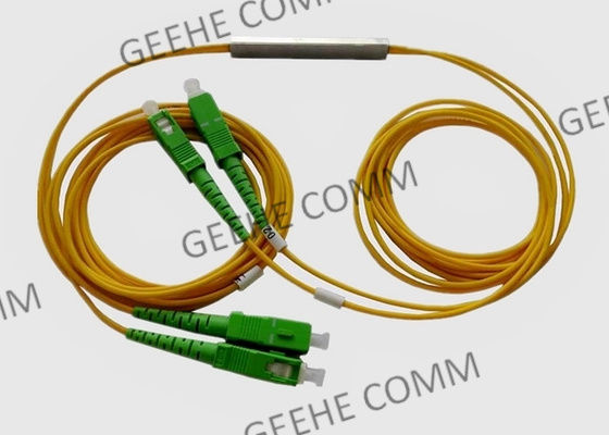 단일모드는 WDM 파장 분할 다중화기 1310nm과 1550nm을 녹였습니다