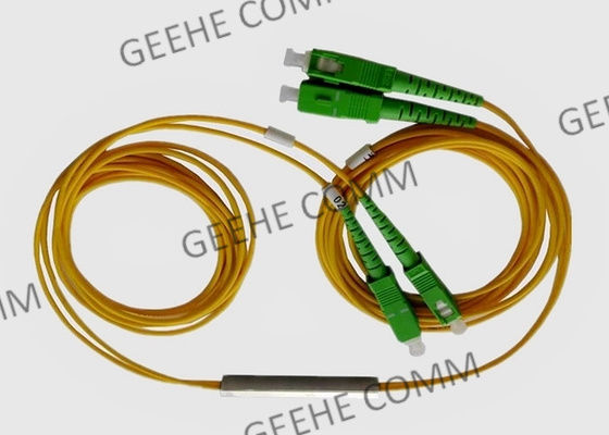 단일모드는 WDM 파장 분할 다중화기 1310nm과 1550nm을 녹였습니다