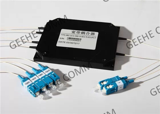 2×4 팬 아웃 1480nm은 광섬유 WDM 모듈을 녹였습니다