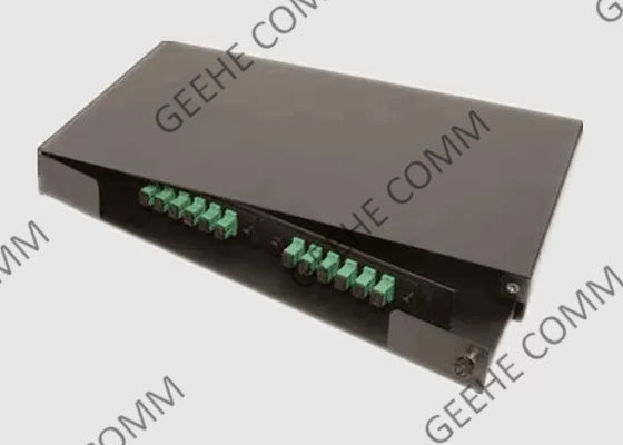 벽체는 19 인치 1U 24 공항 SC 광섬유 플러그반을 탑재합니다