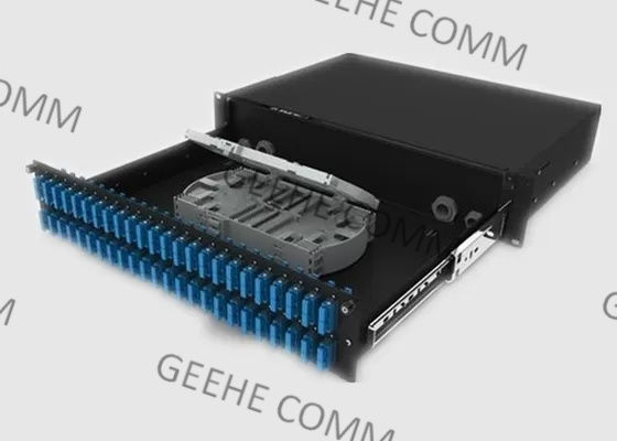 SC 어댑터 벽체는 2U 48 공항 광섬유 플러그반을 탑재합니다