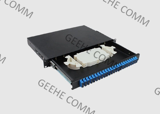 19 인치 선반 장착 플러그반 공항 MM 단순한 SC / PC 어댑터 24명 1U명