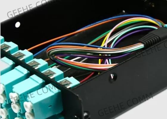 40Gb OM3 2x MPO-12 두 부분으로 된 50/125 다중 모드 MTP 카세트