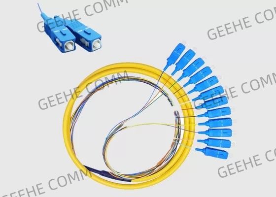 SC UPC 12 핵심 G652D G657A1 패치 코드 땋아 늘인 머리