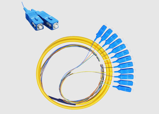 SC UPC 12 핵심 G652D G657A1 패치 코드 땋아 늘인 머리