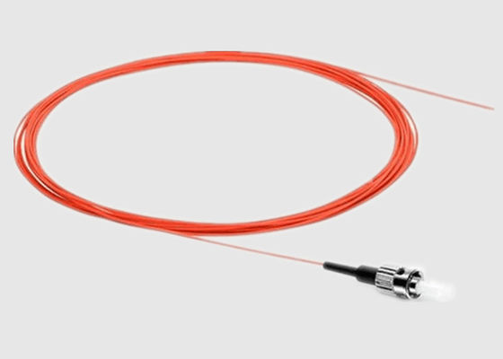 APC 단체 9/125 um 3.0MM ST 광섬유 땋아 늘인 머리