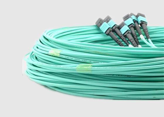 다중 모드 8은 MPO 섬유 케이블에 100G OM4 10m MPO를 공동을 만듭니다