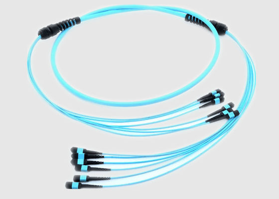 단일모드 라이저 OFNR 2.0 밀리미터 1m MPO 섬유 케이블